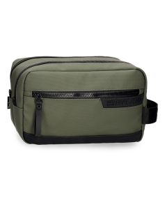 PEPE JEANS DORKING muški neseser sa 2 pregrade - khaki
