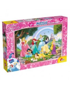 Lisciani Slagalica  24 pcs Princess 2u1 složi I oboji - 42175-1-1