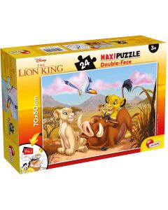 LISCIANI Puzzle Maxi Lion King 2u1 složi I oboji -24 dela - 42196