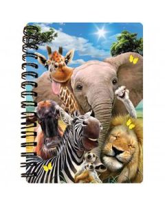 HOWARD ROBINSON 3D notebook A6 50L - HR - Afrika Selfie - 422149
