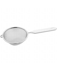 FACKELMANN Cediljka 10 cm inox, bela drška - 42332