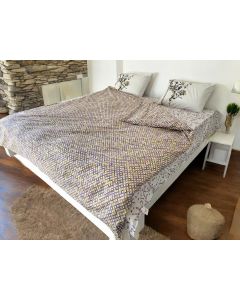 VIKTORIJA Komplet posteljina sa štepanom navlakom 160x220cm D9 - VLK000424-d9sarena