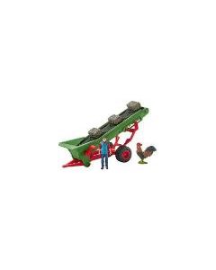 Schleich Pokretna traka za seme sa farmerom - 42377-1