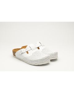 LEON Ženska papuča Edita-bela - 4250-BE35