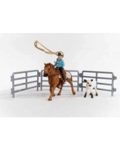 Schleich Rodeo devojka sa lasom - 42577