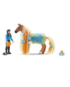 Schleich Set za ulepsavanje, Kim & Caramelo - 42585