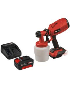 EINHELL Aku pištolj za farbanje + Power-X-Change 18V 4,0Ah punjač i baterija TC-SY 18/60 Li-Solo