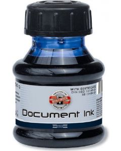 KOH-I-NOOR Mastilo za dokumenta u staklenoj bočici crno 50gr 141601 - 4288