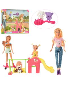 DEFA LUCY Lutka u parku sa toboganom I ljuljaškom 8409 - 42890-1