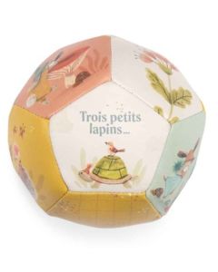 MOULIN ROTY Mekana lopta za bebe - Trois Petits Lapins - 678510