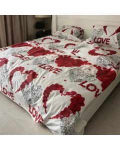 VIKTORIJA Posteljina 160x220cm D29 Love - VLK000422-D29