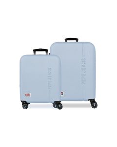 PEPE JEANS ARIS set kofera 2/1 - sky blue