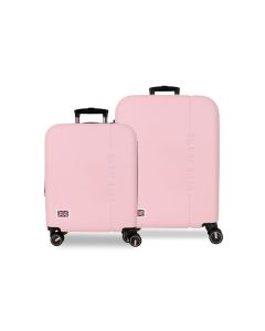 PEPE JEANS ARIS set kofera 2/1 - powder pink