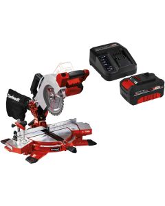 EINHELL Akumulatorska preklopna testera TE-MS 18/210 - Solo + Power-X-Change 18V 4,0Ah