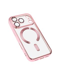 Maska za iPhone 17 Pro/18 Pro 6.3 roze Magsafe Lux