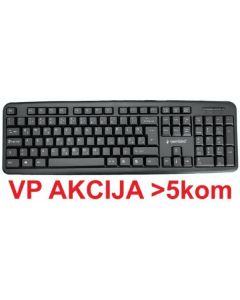 GEMBIRD KB-U-103-YU ** Standardna tastatura SRB (YU) layout black USB (446) - 40750