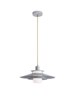 RABALUX Cameron visilica E27 1x40W siva metal textil kabal - 4313