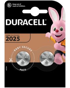 DURACELL Baterije LM CR2025, 3V, Lithium, 2 kom (cena po komadu) - 42314