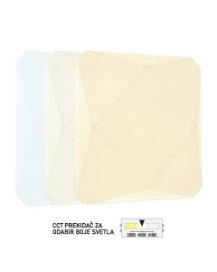 FORMA LED plafonjera CCT 36W 3000K,4000K,6400K LP-601-36X