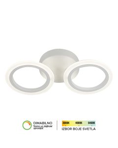 FORMA LED plafonska lampa 20W 3000K-6400K F2083-20C WH
