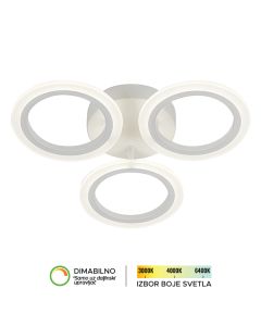 FORMA LED plafonska lampa 30W 3000K-6400K F2083-30C WH