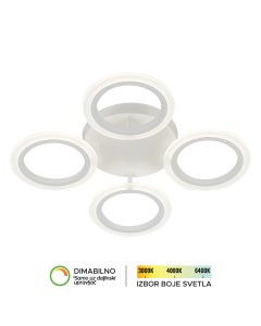 FORMA LED plafonska lampa 40W 3000K-6400K F2083-40C WH