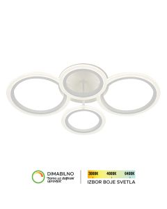 FORMA LED plafonska lampa 50W 3000K-6400K F2083-50P WH