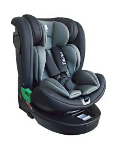 BBO Auto sedište I-size 40-150cm Isofix Taurus, crna/siva - DS85BGREY