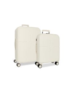 PEPE JEANS HIGHLIGHT set kofera 2/1 - bela