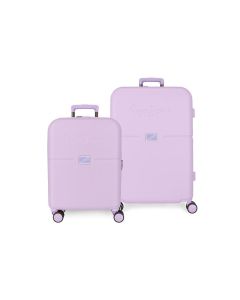 PEPE JEANS ACCENT ABS Set kofera 2/1 - pink