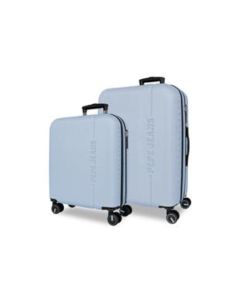 PEPE JEANS MONTANA set kofera 2/1 - sky blue