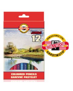 KOOH-I-NOOR Drvene bojice Jumbo, set 1/12 3382 - 4408