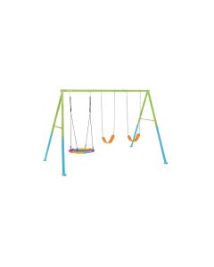 INTEX Šareni set za ljuljanje, Saucer & Swing set sa tri funkcije, 44133