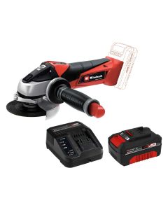 EINHELL Akumulatorska ugaona brusilica TE-AG 18 Li - Solo+Power-X-Change 18V 4,0Ah punjač i baterija