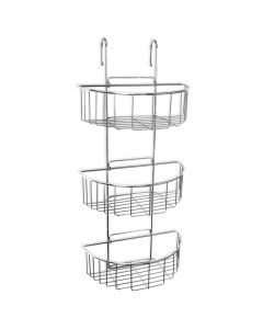 TATAY Viseća polica za kupatilo na 3 nivoa 27.5x15x60cm, inox - 4437400
