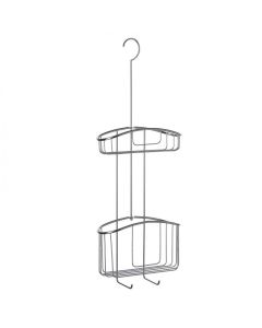 TATAY Viseća polica za kupatilo na 2 nivoa Caddy 22.5x9x60cm, inox - 4437600