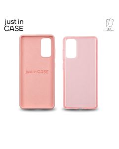 JUST IN CASE Maska 2u1 Extra case MIX za Samsung S20FE, roze - MIX204PK