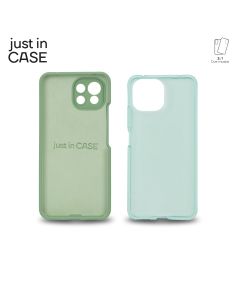 JUST IN CASE Maska 2u1 Extra case MIX za Mi11 Lite 5G, zelena - MIX301GN