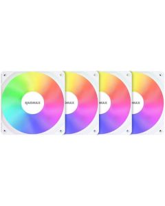 RAIDMAX Ventilator 4x 120mm kit Infinity X-Air White ARGB , NV-X120FWDC4