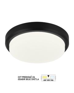 FORMA Spoljna LED lampa 24W 3000K,4000K,6400K PS8301 BK