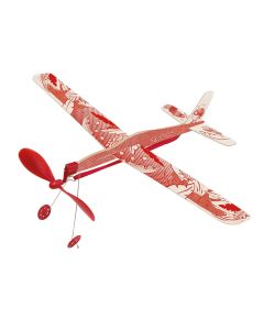 MOULIN ROTY Drvena igračka Avion, crvena - 711238-2