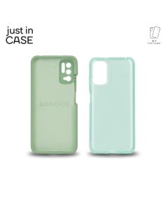 JUST IN CASE Maska 2u1 Extra case MIX za Redmi Note 10 5G, zelena - MIX303GN