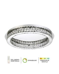 FORMA LED plafonjera KP6001-46C, srebrna