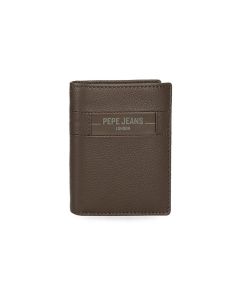 PEPE JEANS CHECKBOX muški novčanik - braon