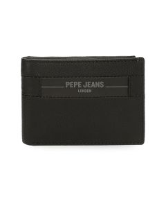 PEPE JEANS CHECKBOX muški novčanik - crna