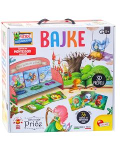 MONTESORI Kreativna igra Bajke oživi svoje priče - 45039