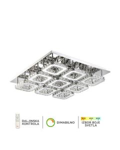 FORMA LED plafonjera KP6004-144C, srebrna