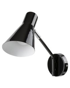 RABALUX Zidna lampa Alfons crna, E27 25W - 4504