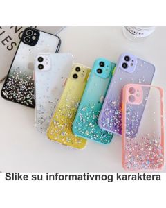 Futrola 3D Sparkling star silicone Turqois HUAWEI MCTK6- P30 - 42451