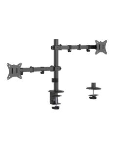 GEMBIRD Nosač MA-D2-03 za dva monitora, tilt, 17